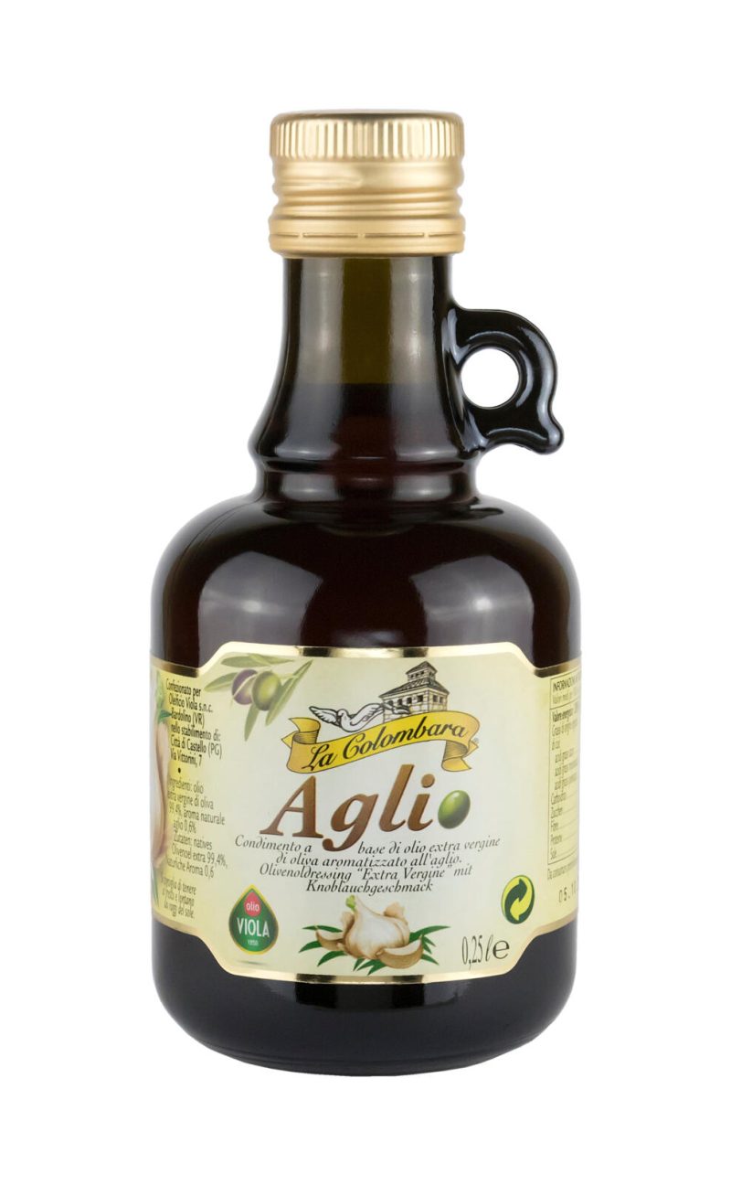 CONDIMENTO LA COLOMBARA
con aglio
250 ml