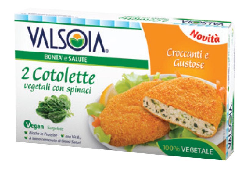 Valsoia Bontà e Salute Cotoletta con Spinaci 2 x 90 g