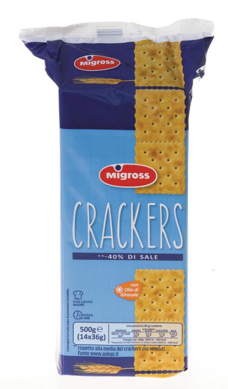 Migross Crackers non Salati 500 g