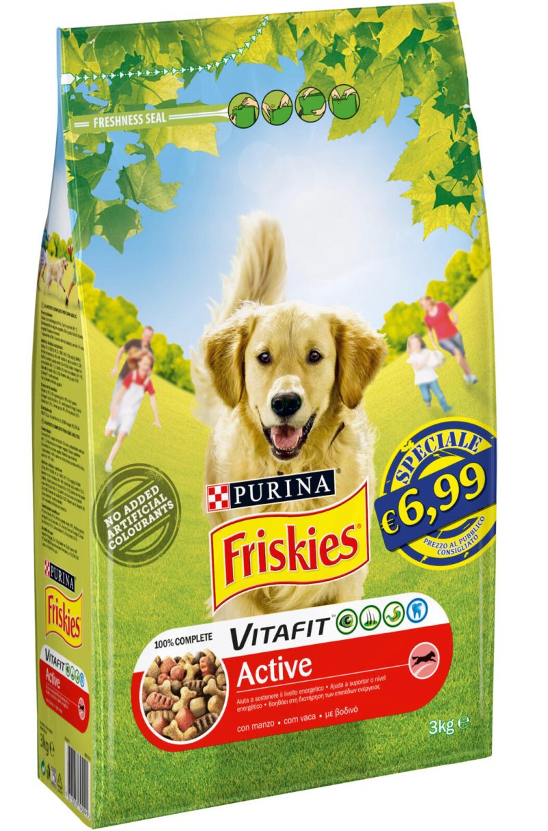 FRISKIES ACTIVE CROCCANTINI CANE
3 kg