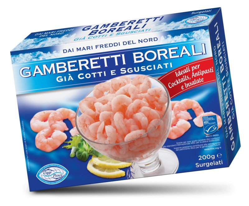 GAMBERETTI BOREALI OGGI PESCE GR200