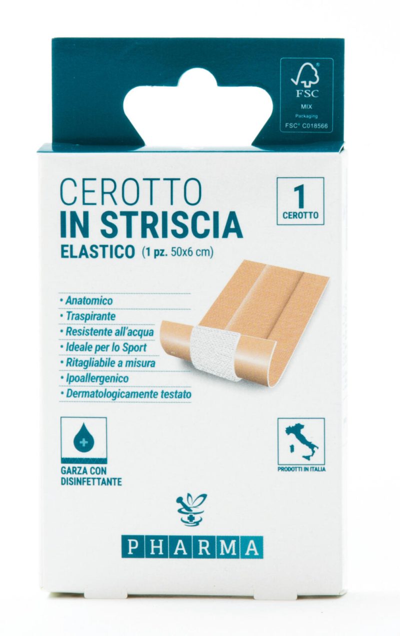 Cerotto in striscia elastico 50x6 cm Pharma