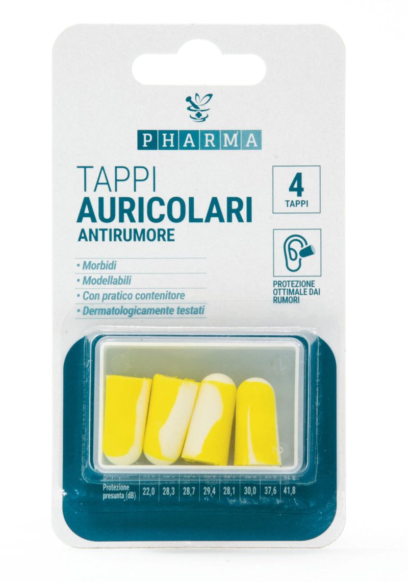 Tappi auricolari antirumore x 4 Pharma