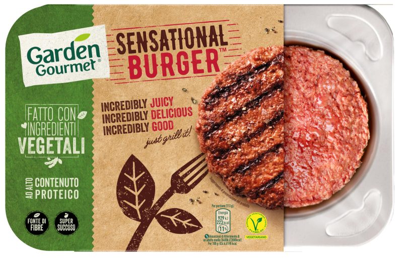 GARDEN GOURMET Sensational Burger Vegano di Soia 2 pezzi 226g