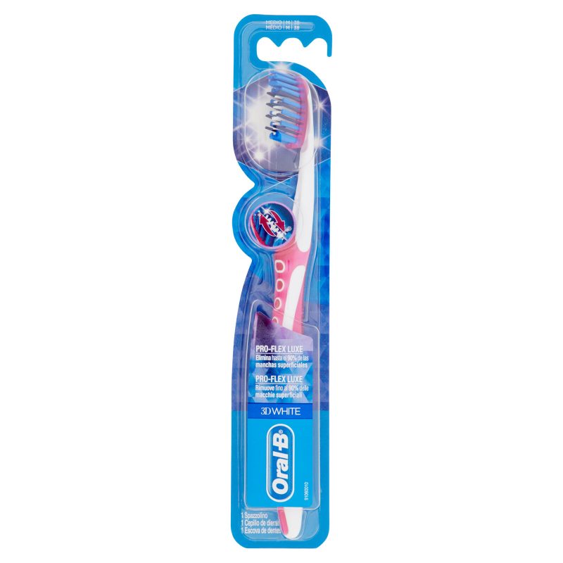 Oral-B Spazzolino Manuale 3D White Luxe Pro-Flex 38 Medio