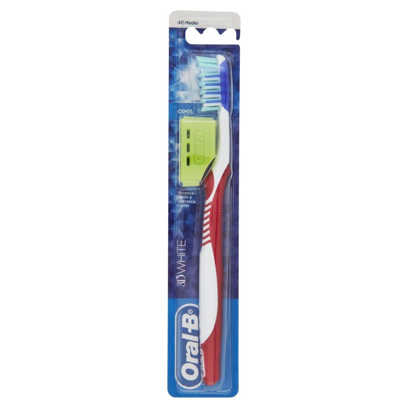 Oral-B Spazzolino Manuale 3D White&Cool 40 Medio