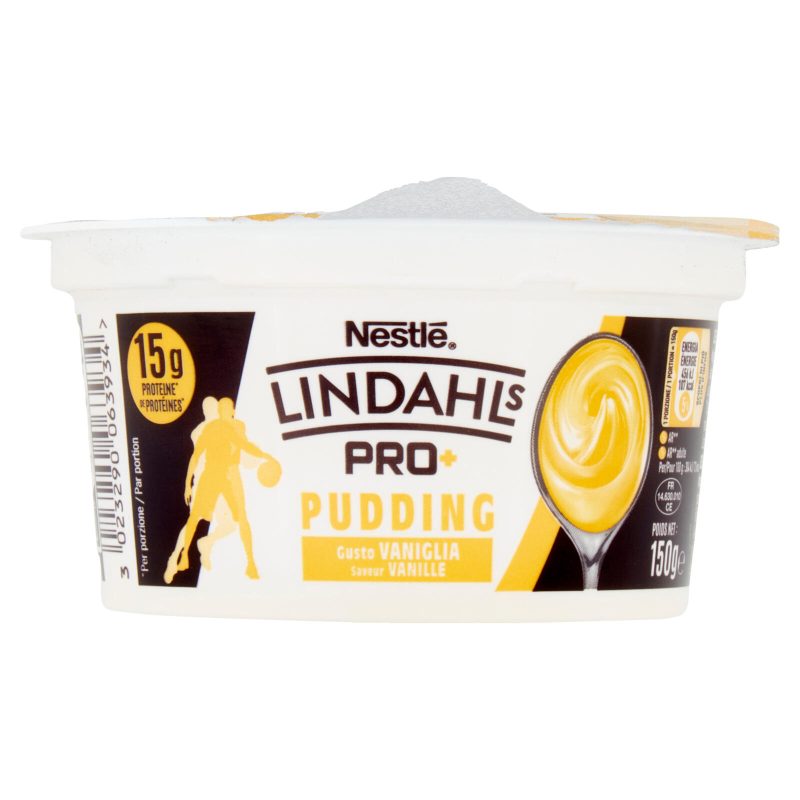 LINDAHLS Pro+ Pudding Gusto Vaniglia 150 g