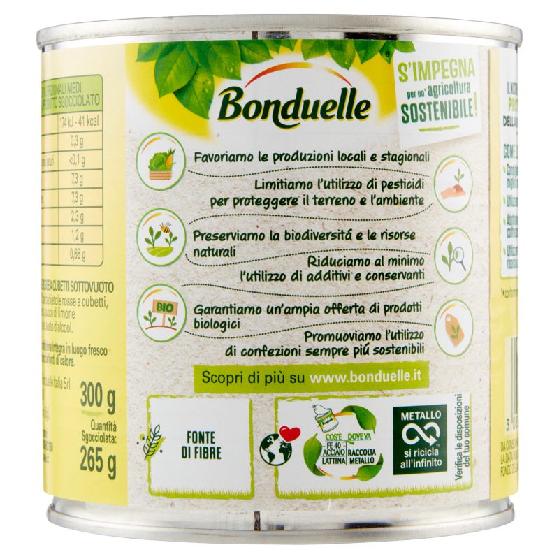 Bonduelle Barbabietole a Cubetti al Vapore 300 g