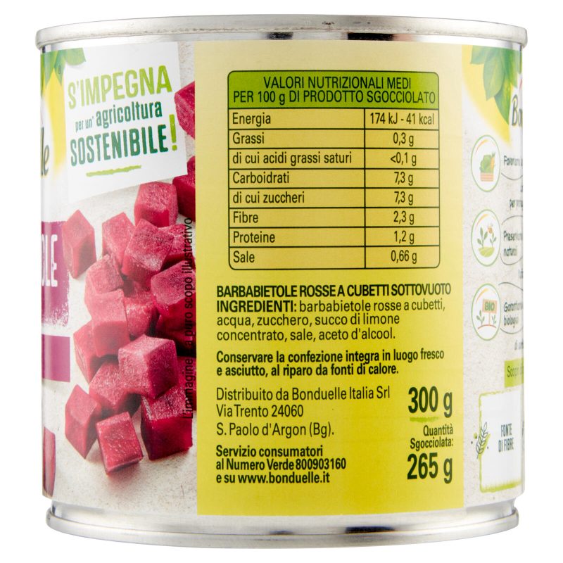 Bonduelle Barbabietole a Cubetti al Vapore 300 g