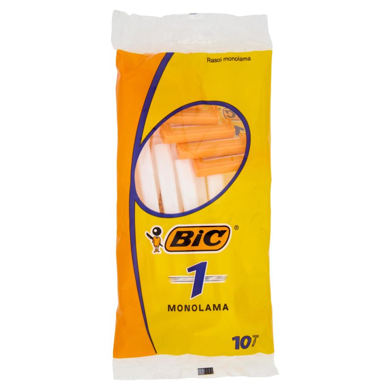 Bic 1 Rasoi Uomo Usa e Getta, 10 pezzi