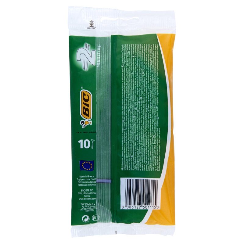 Bic 2 Sensitive Rasoi bilama 10 pz