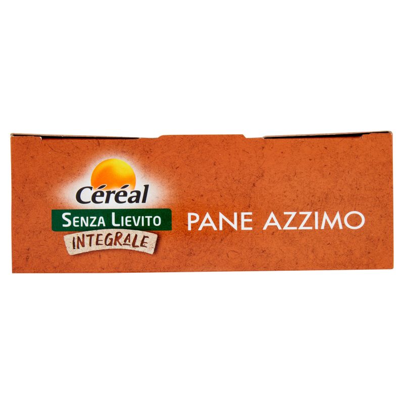 Céréal Senza Lievito Integrale Pane Azzimo con farina integrale di segale 180 g