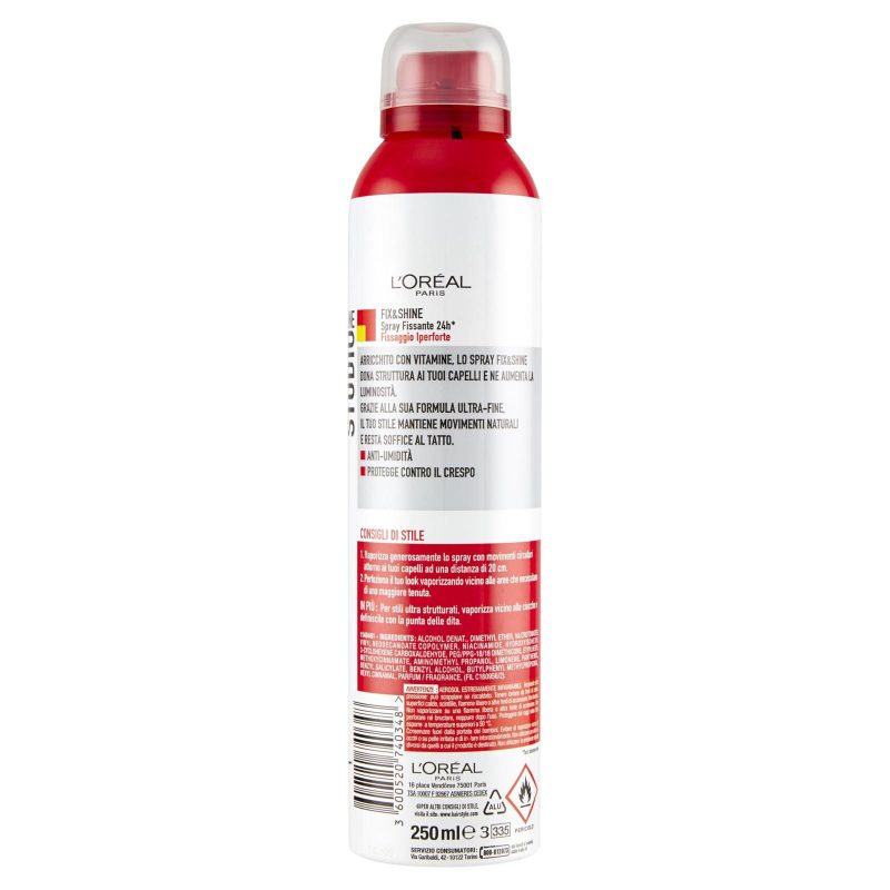 L'Oréal Paris Studio Line Fix&Shine 8 Spray fissante 24h 250 ml