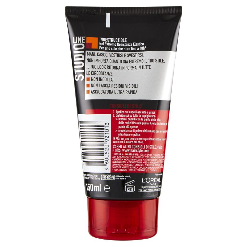 L'Oréal Paris Studio Line Indestructible 9 Gel estremo 48h 150 ml