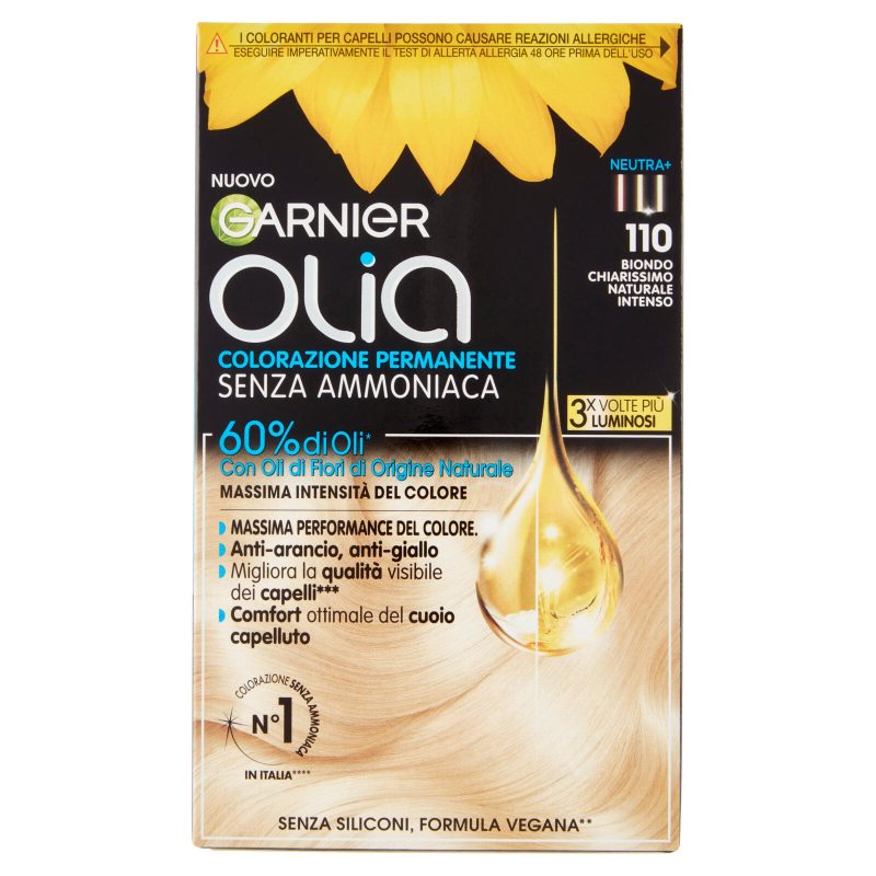 Garnier Olia Tinta Capelli, Senza Ammoniaca, Biondo chiarissimo 110