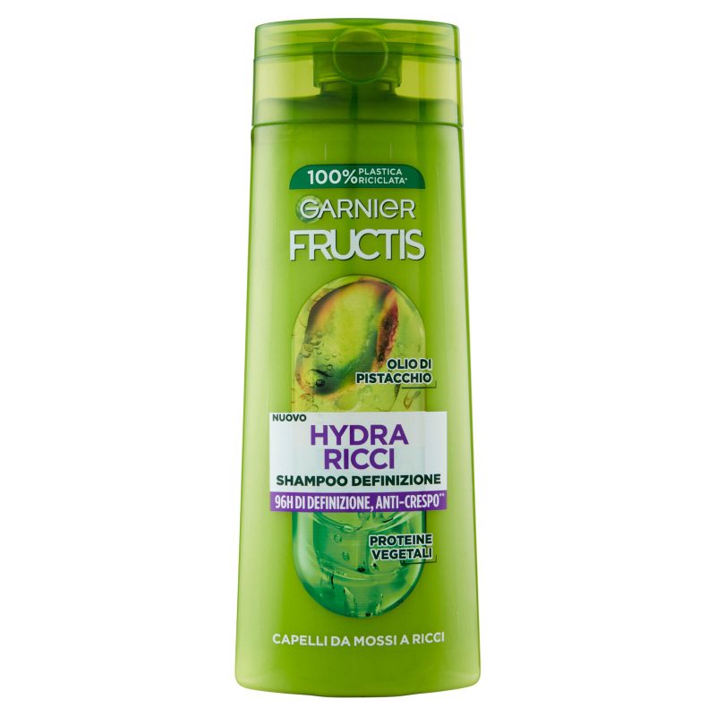 Garnier Fructis Shampoo Hydra Ricci, shampoo definizione per capelli da mossi a ricci 250 ml