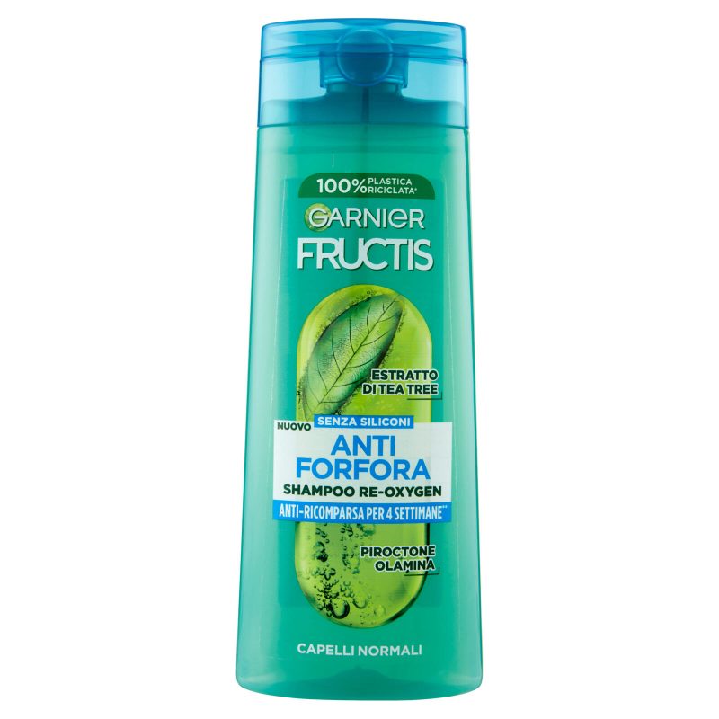 Garnier Fructis Shampoo Antiforfora reoxygen, per capelli normali 250 ml