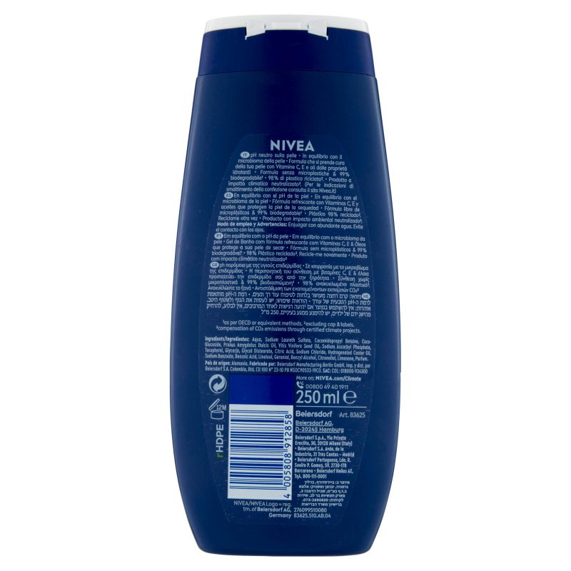 Nivea Care Shower Creme Care & Nivea scent 250 ml