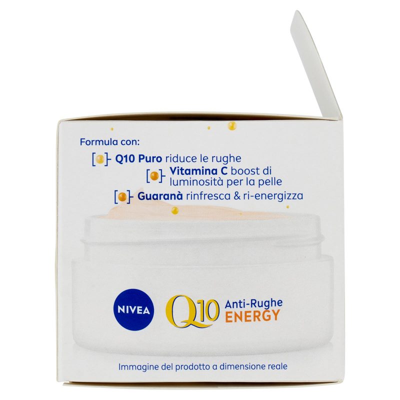 Nivea Q10 Anti-Rughe Energy Crema Giorno Illuminante SPF 15 Pelle Stanca e Spenta 50 ml