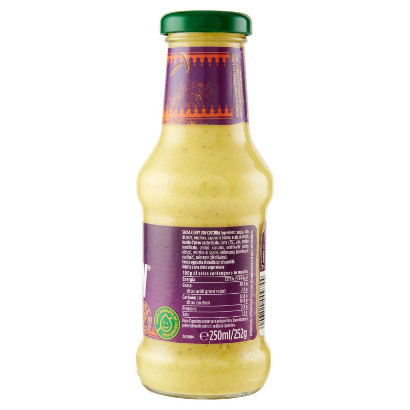 Develey Salsa Curry con curcuma 250 ml