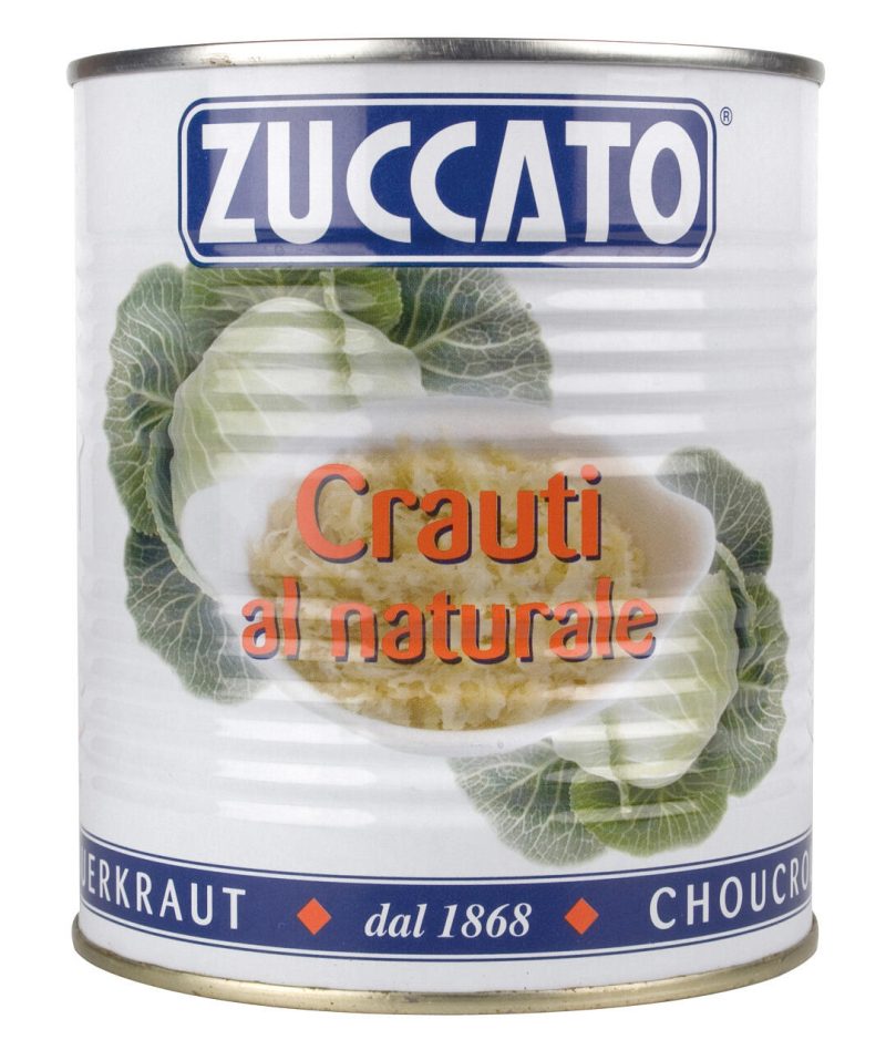 CRAUTI AL NATURALE ZUCCATO
850 g