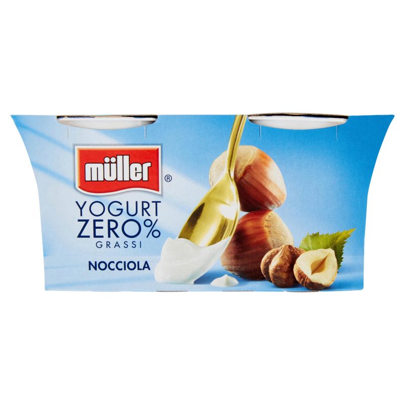 müller Yogurt Zero% Grassi Nocciola 2x125 g