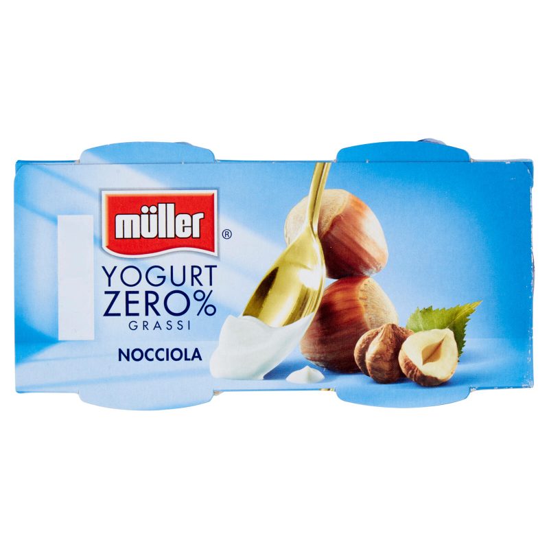 müller Yogurt Zero% Grassi Nocciola 2x125 g