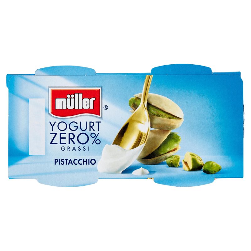 müller Yogurt Zero% Grassi Pistacchio 2x125 g