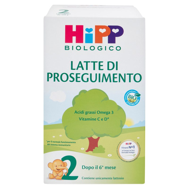 Hipp Biologico Latte di Proseguimento 2 2 x 300 g