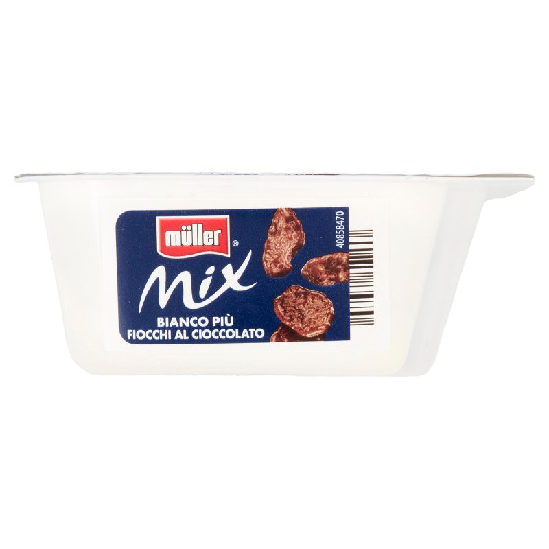 müller Mix Yogurt Bianco Più Fiocchi al Cioccolato 150 g