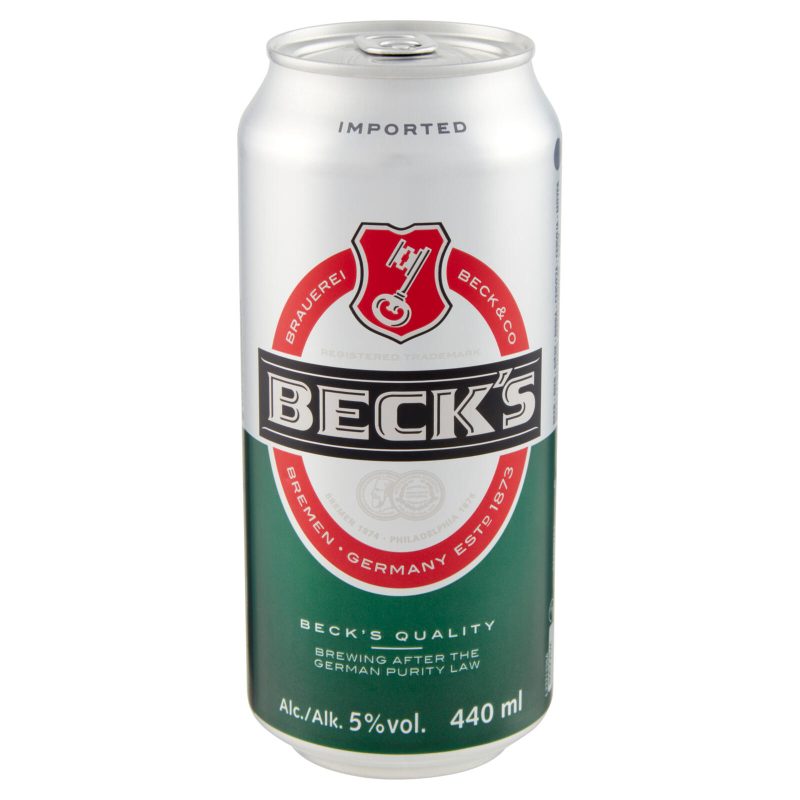 BECK'S Birra pilsner tedesca lattina 44cl