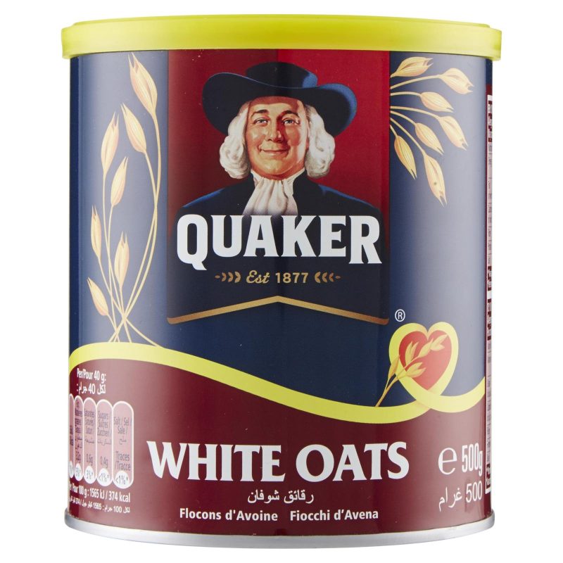 Quaker White Oats Fiocchi d'Avena 500 g