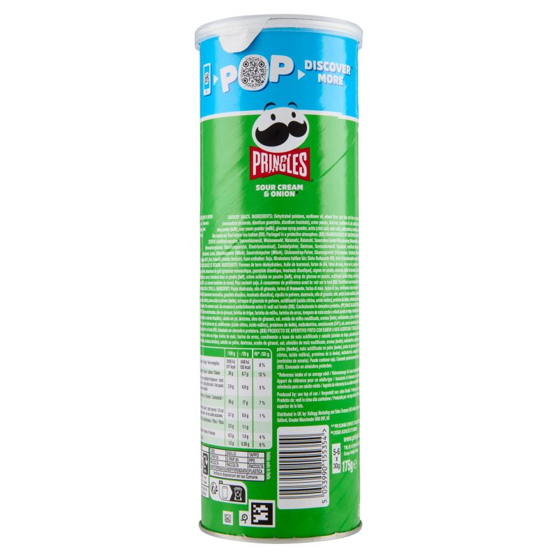 Pringles Sour Cream & Onion 
175 g