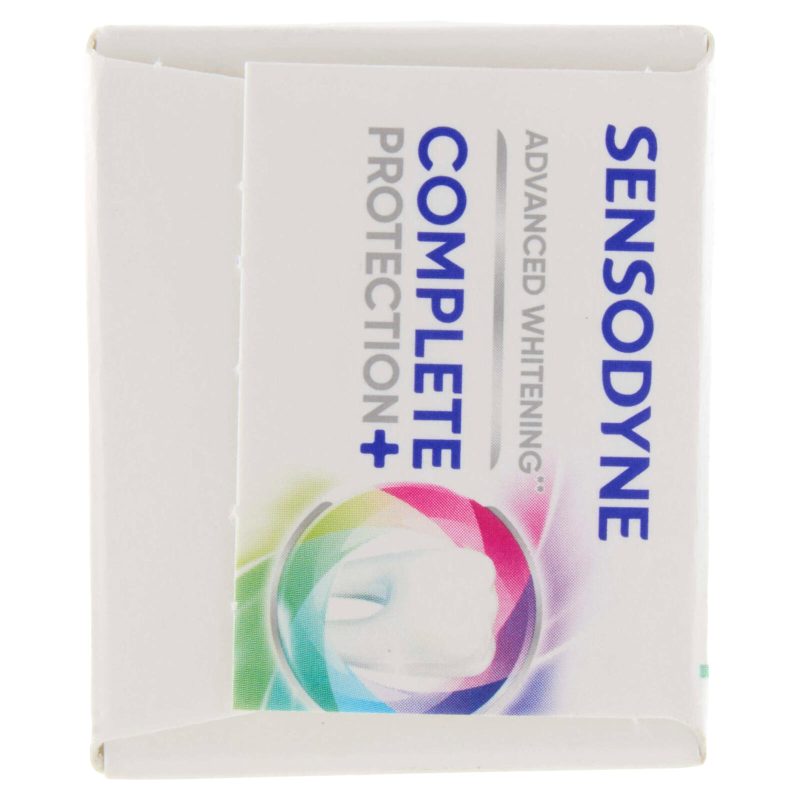 Sensodyne Complete Protection+ Whitening, Dentifricio Denti Sensibili, Igiene orale completa 75 ml