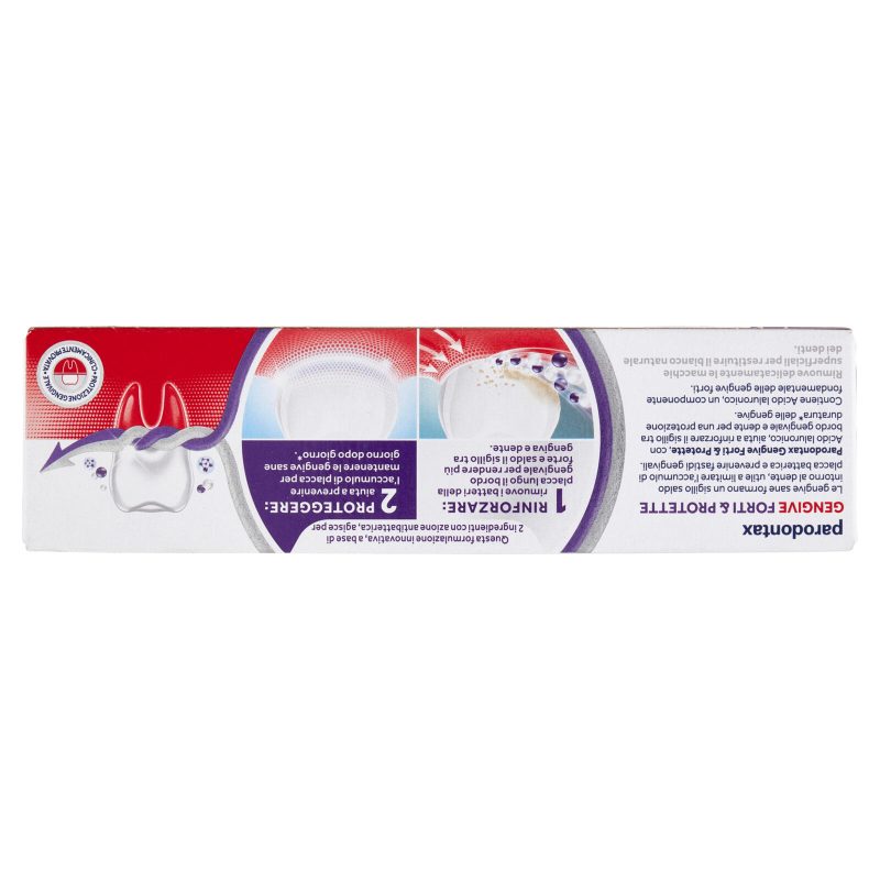 Parodontax Dentifricio Gengive Forti & Protette Whitening con Acido Ialuronico 75 ml