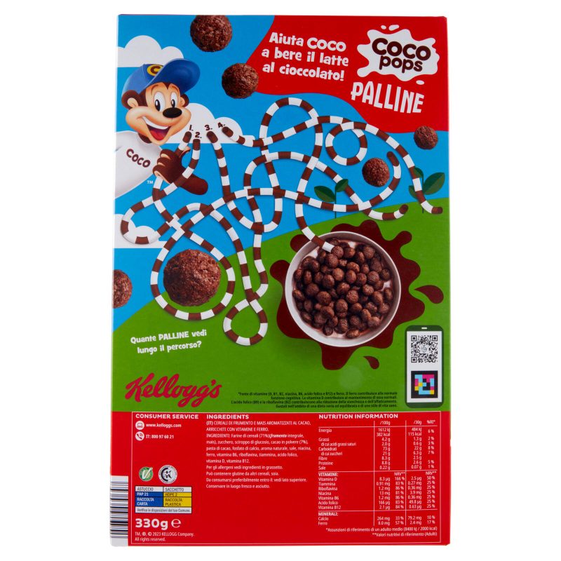 Kellogg's Coco pops Palline 330 g