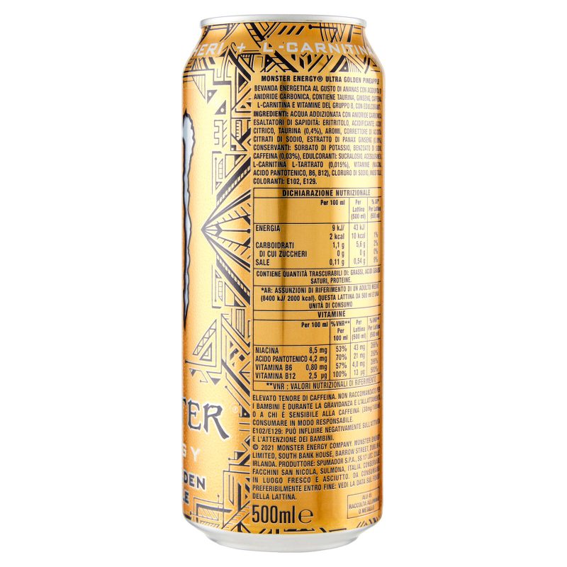 Monster Energy Ultra Golden Pineapple 500 ml