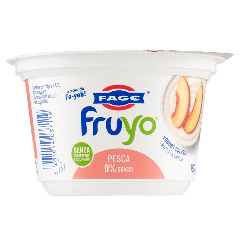 Fage fruyo Pesca 0% Grassi 150 g