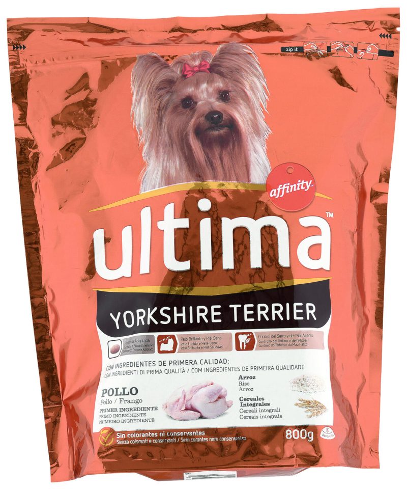 Ultima Yorkshire Terrier Pollo 800 g