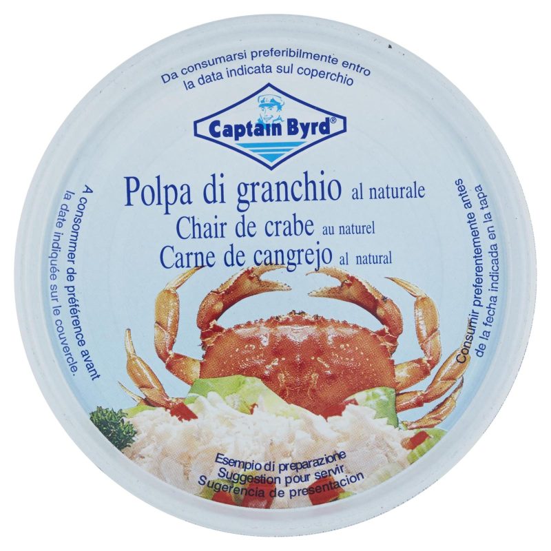 Captain Byrd polpa di granchio al naturale 200 g