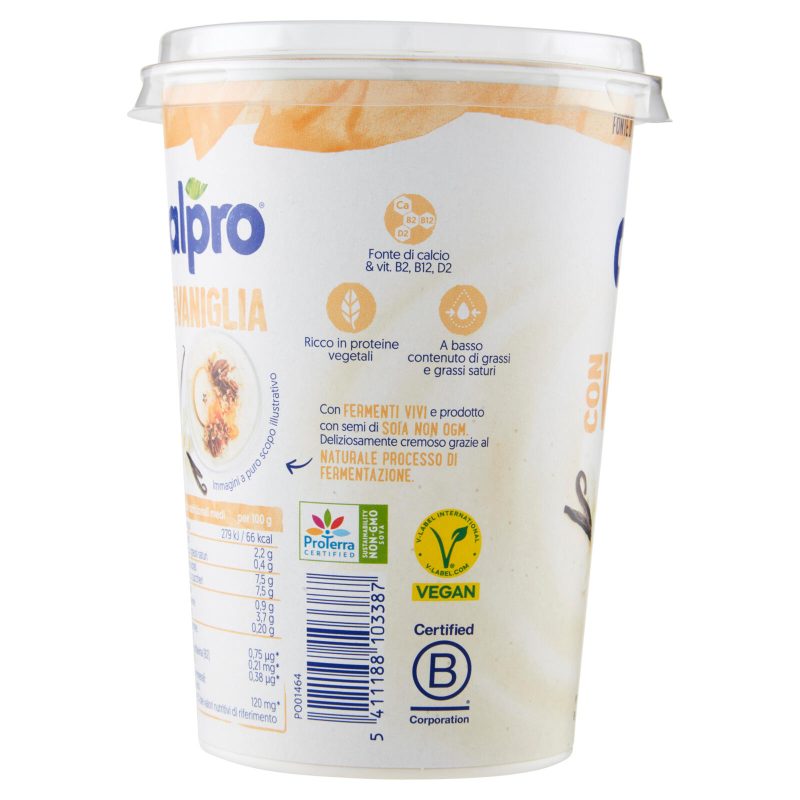 Alpro Soia Vaniglia con Calcio e Vitamine aggiunte 500 g