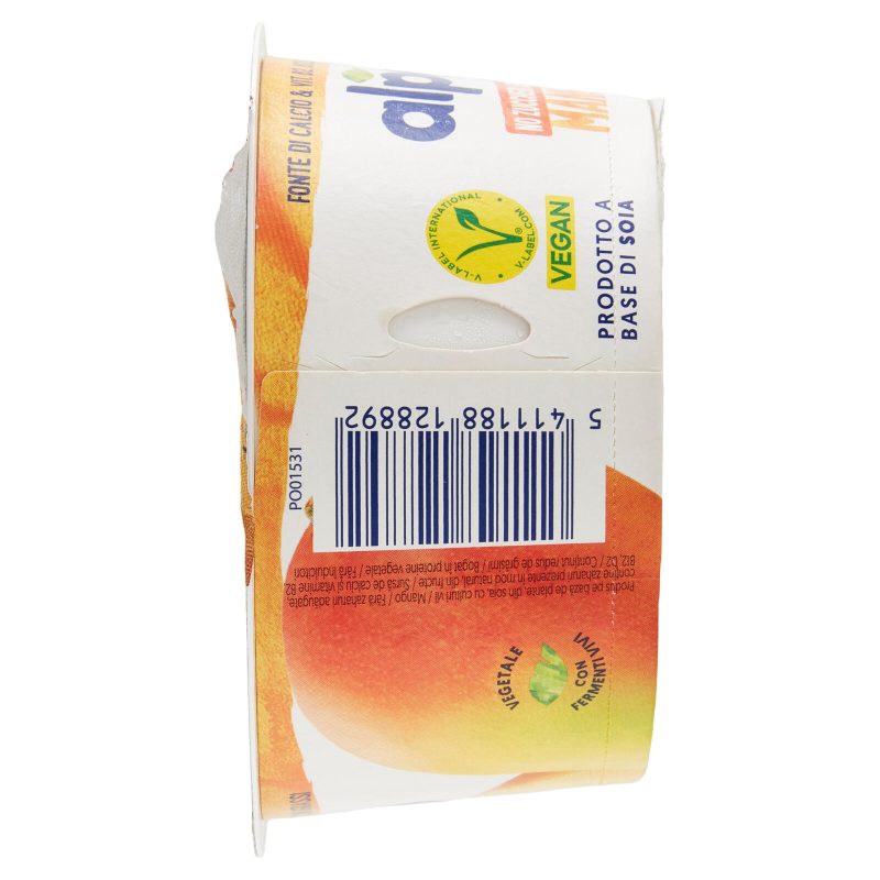 Alpro Alternativa Vegetale allo Yogurt, Gusto Mango Senza Lattosio 135 g