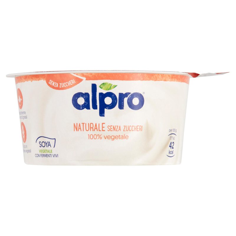 alpro Naturale Senza Zuccheri 100% vegetale 135 g