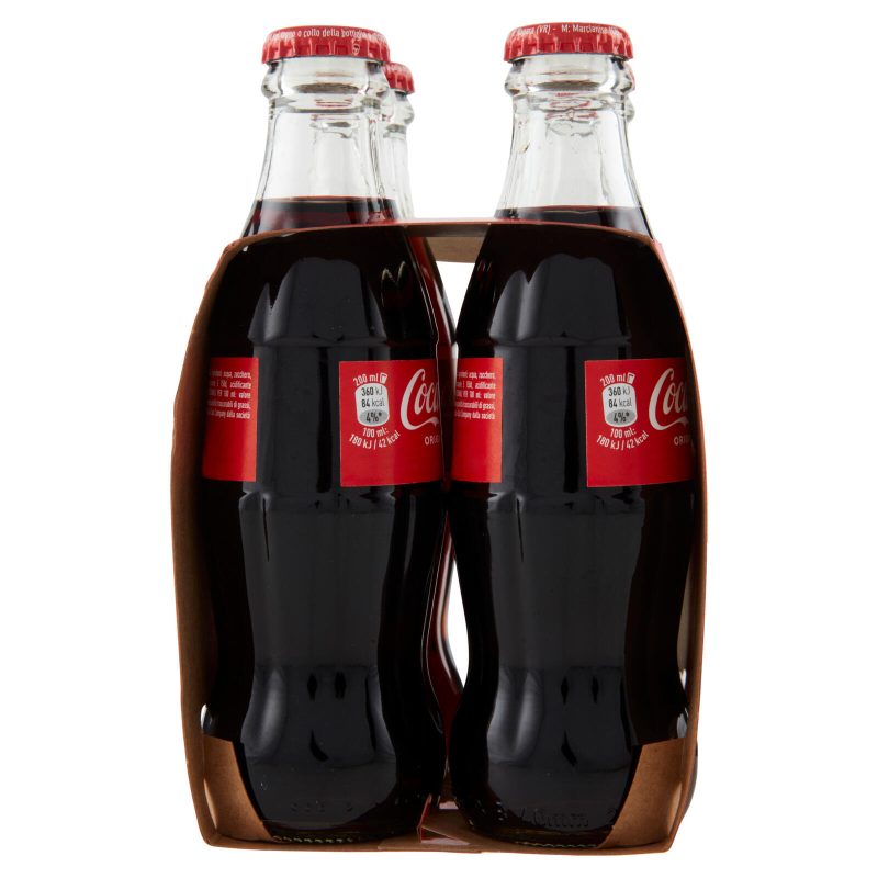 COCA-COLA Original Taste Vetro 4 x 200 ml