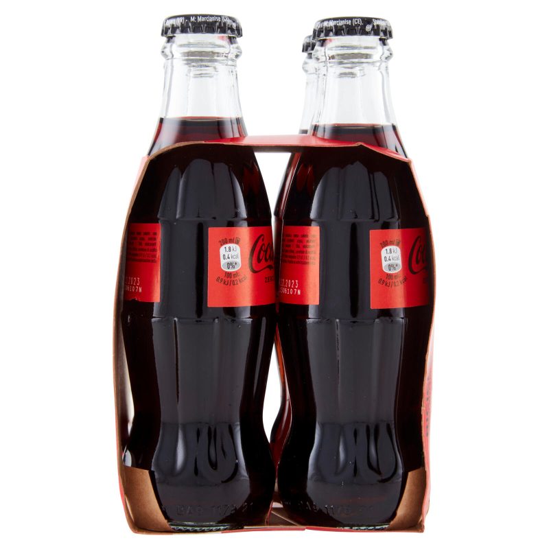 COCA-COLA Zero Zuccheri Vap 4 x 200 ml