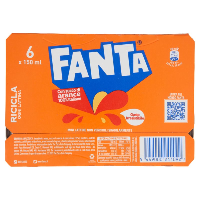 Fanta Original Minican 6 x 150 ml