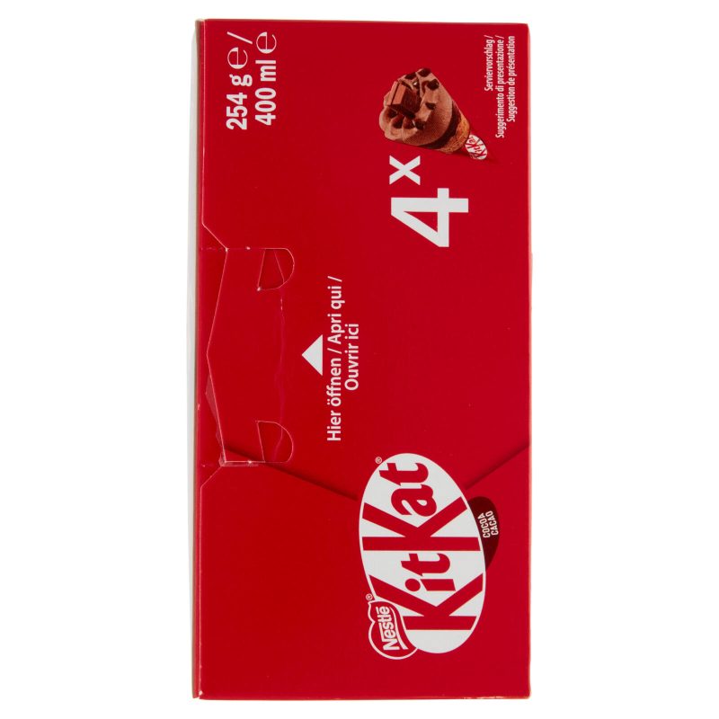 KITKAT® Cono al Cacao 4 x 63,5 g