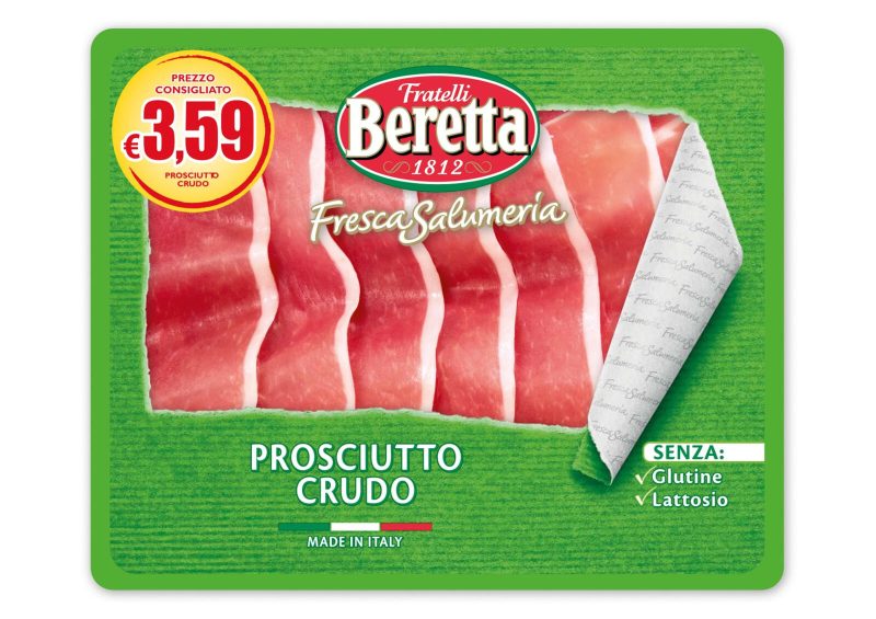 PROSCIUTTO CRUDO FRESCA SALUMERIA BERETTA
100 g