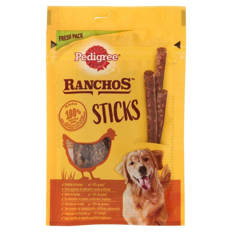 Pedigree Ranchos Snack Cane Sticks Pollo 60g