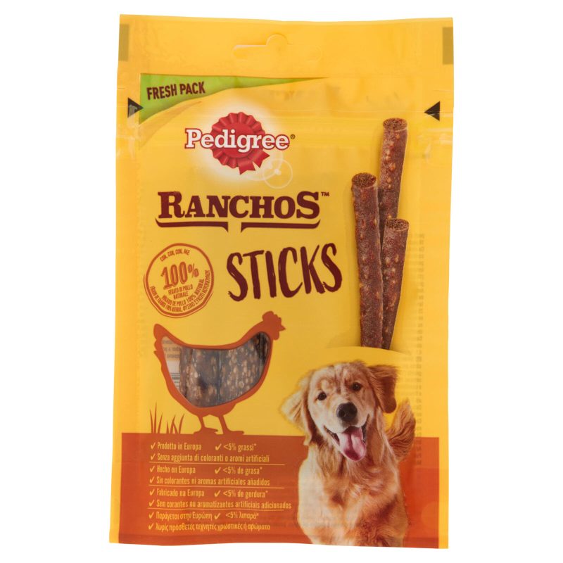 Pedigree Ranchos Snack Cane Sticks Pollo 60g